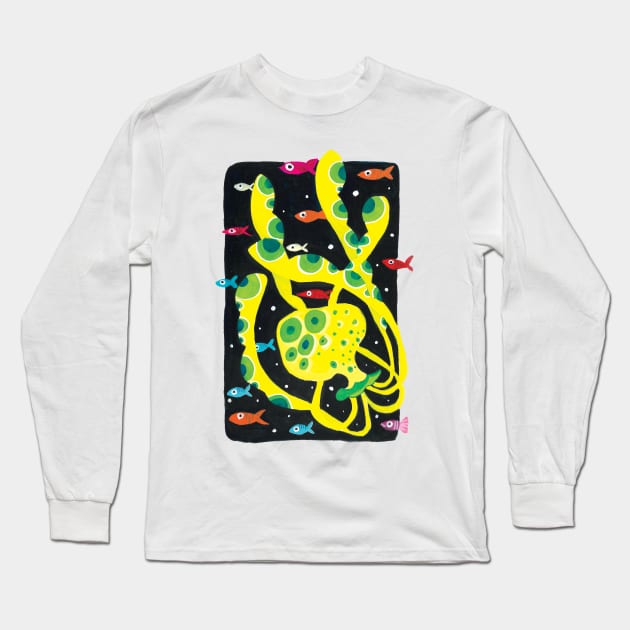 Jelly fish or Octopus? Long Sleeve T-Shirt by Think Beyond Color